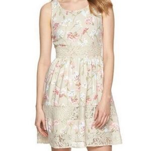 Lauren Conrad Floral Lace Dress Sz 6
